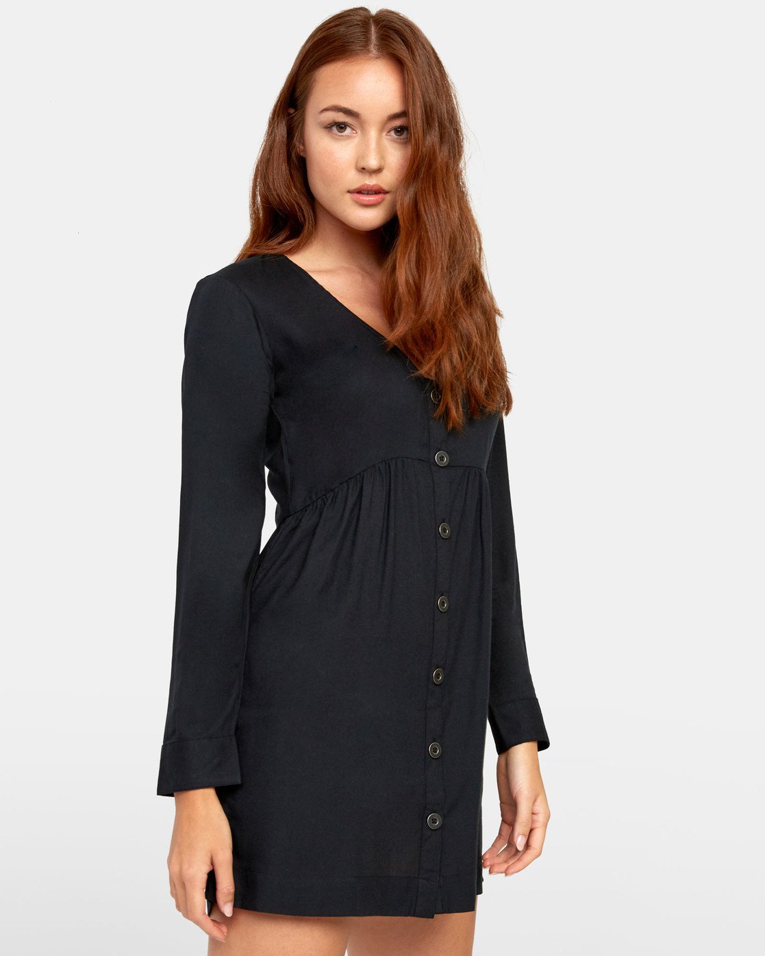 black dress button up