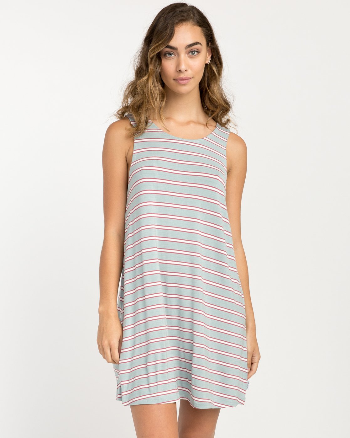 striped swing dress