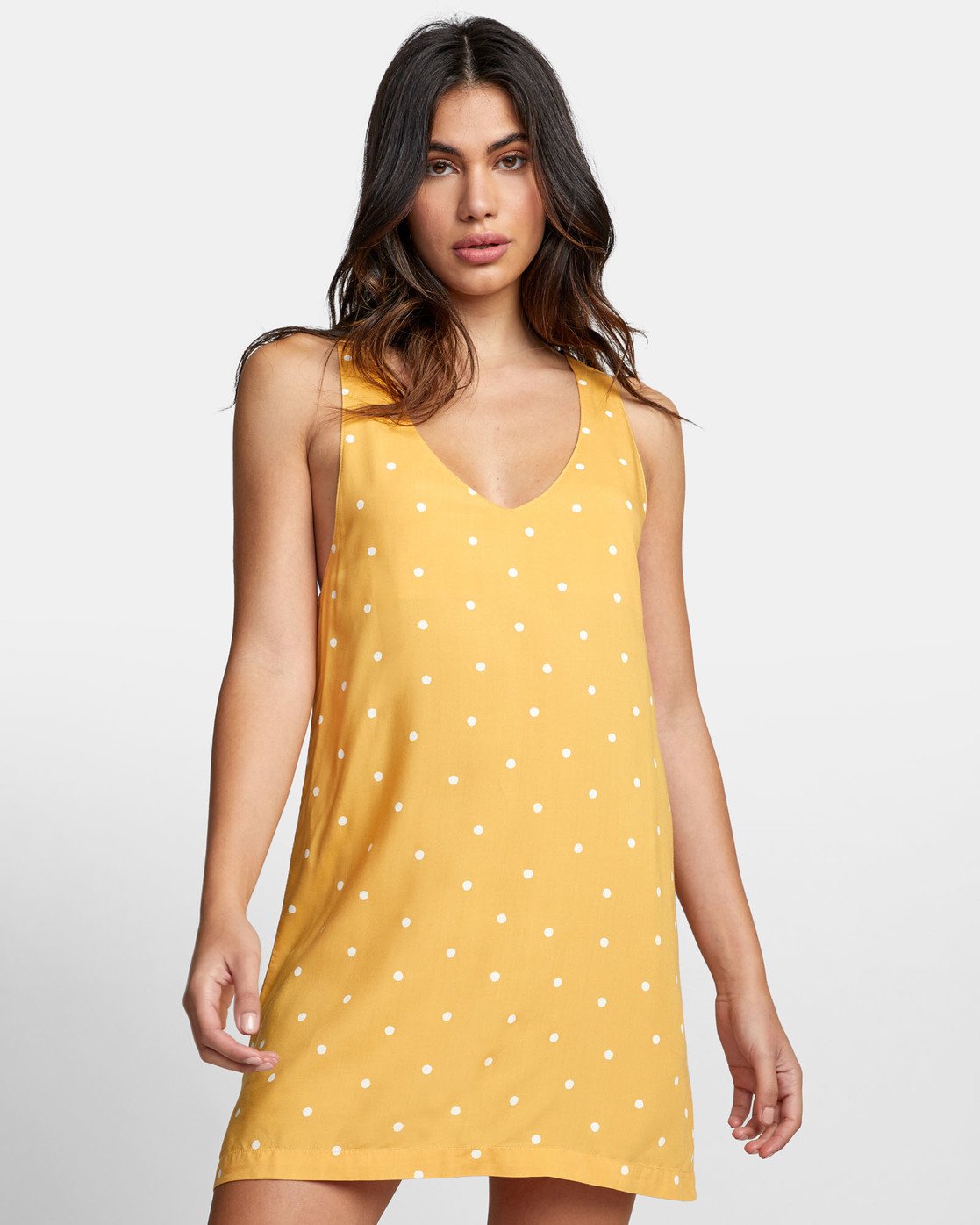 polka dot tank dress