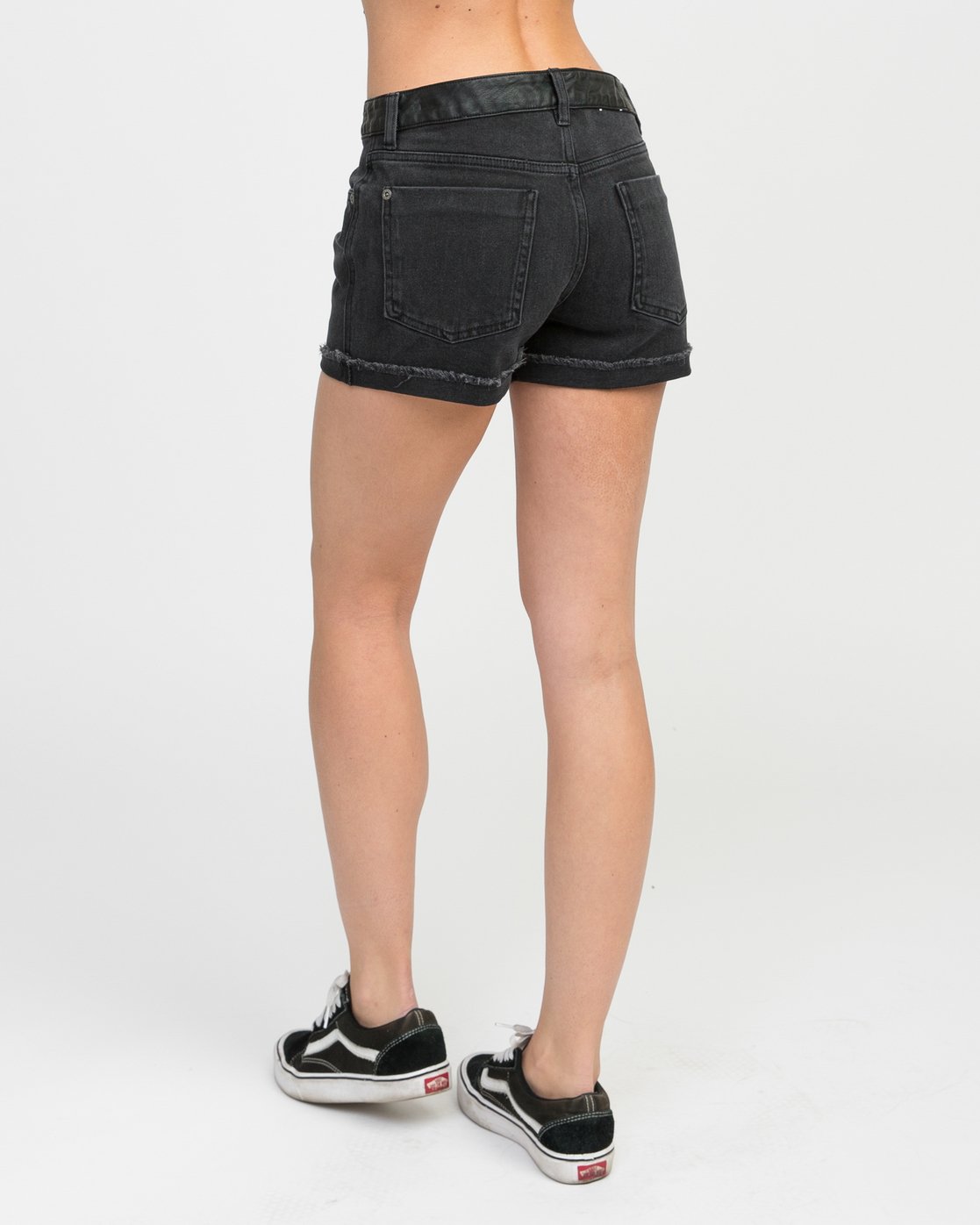 RVCA Womens Wanderist Denim Shorts WE207WAN