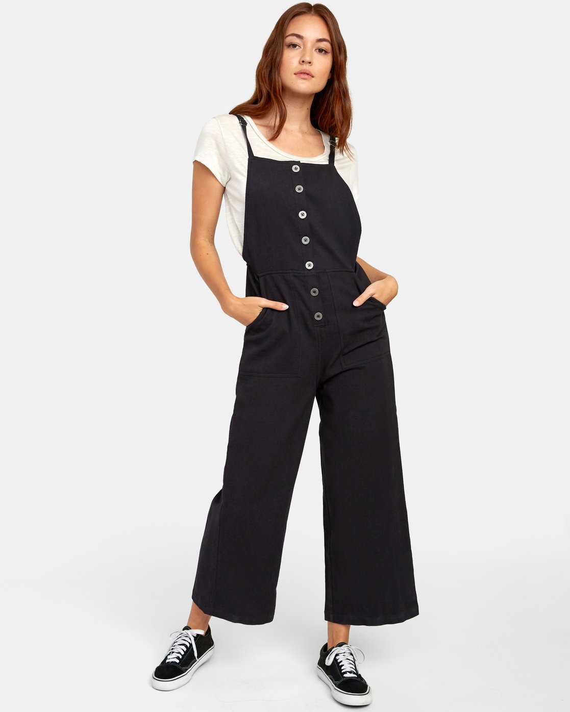 black tank jumpsuit