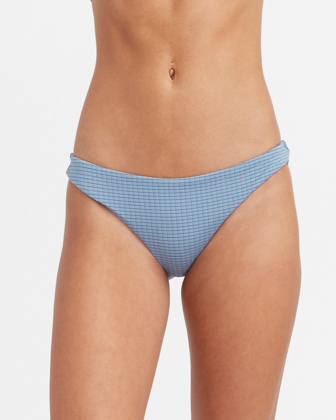 RVCA Womens Beau Grid Cheeky Bikini Bottoms