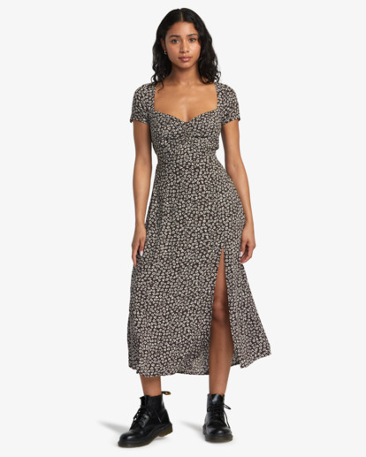 0 Secrets - Midi Dress for Women Brown AVJWD00285 RVCA