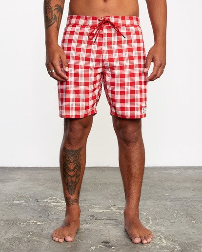 RVCA Mens Evan Mock Palaka Woven Top
