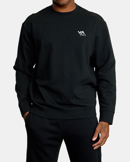 9 VA Sport Essential - Sweat pour Homme Noir AVYFT00192 RVCA