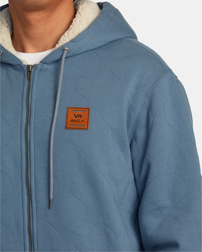 Rvca zip shop up hoodie