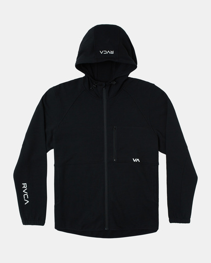 0 VA Sport Tech - Sweat à capuche zippé pour Homme Noir AVYFT00303 RVCA