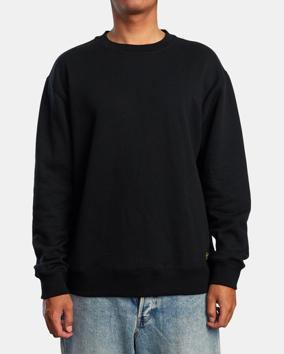 1 Recession Collection Day Shift - Sudadera para Hombre Negro AVYFT00310 RVCA