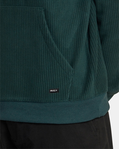 5 Hewitt - Felpa con cappuccio da Uomo Green AVYFT00334 RVCA