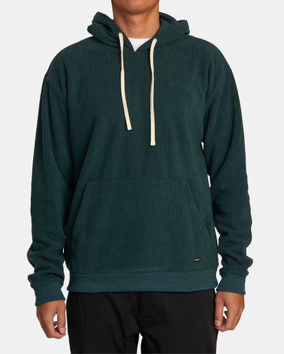 0 Hewitt - Sudadera con Capucha para Hombre Verde AVYFT00334 RVCA