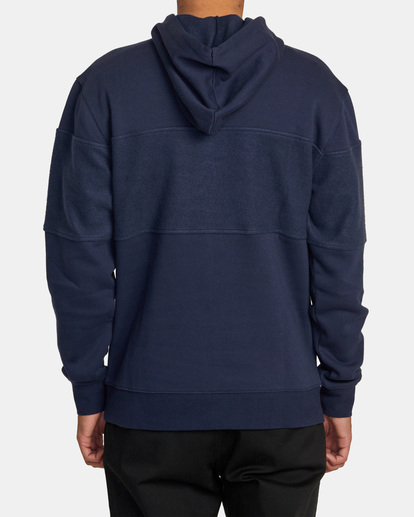 1 Elgin - Sudadera con Capucha para Hombre Azul AVYFT00342 RVCA