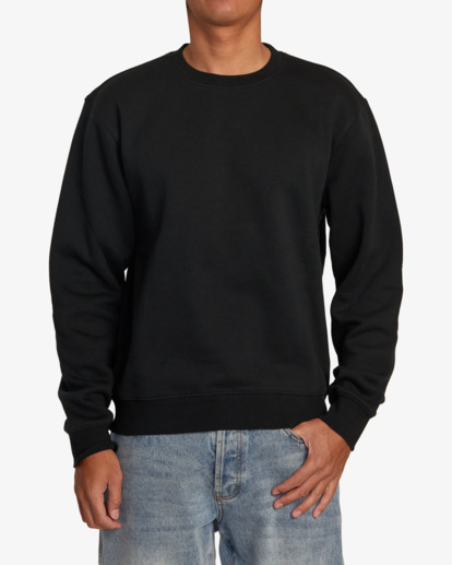 0 Dayshift - Sweat pour Homme Noir AVYFT00343 RVCA