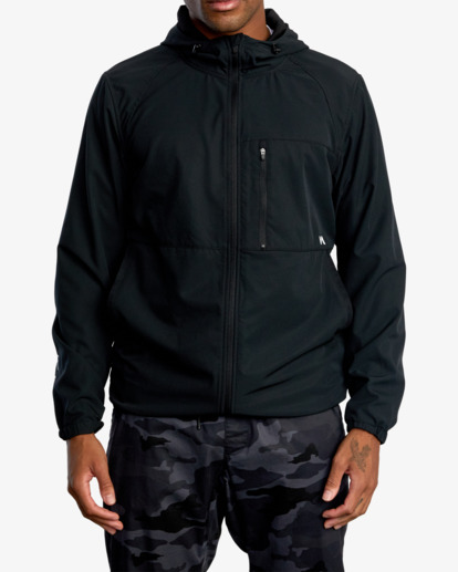 1 VA Sport Yogger - Windbreaker-Jacke für Männer Schwarz AVYJK00123 RVCA