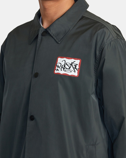 2 VA - Coaches Jacket for Men Black AVYJK00236 RVCA