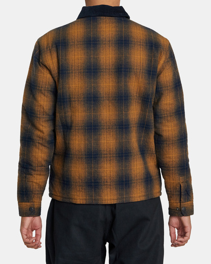 1 Dayshift Flannel - Chaqueta reversible para Hombre Azul AVYJK00245 RVCA