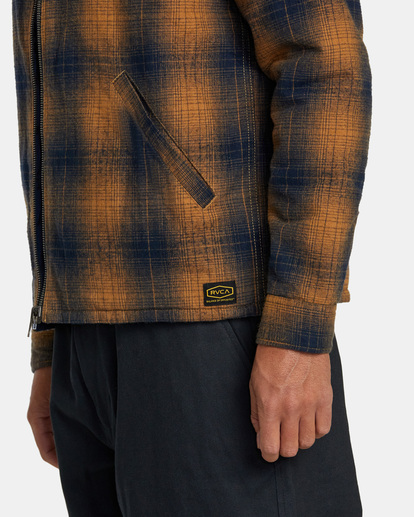 8 Dayshift Flannel - Wendbares Überhemd für Männer Blau AVYJK00245 RVCA