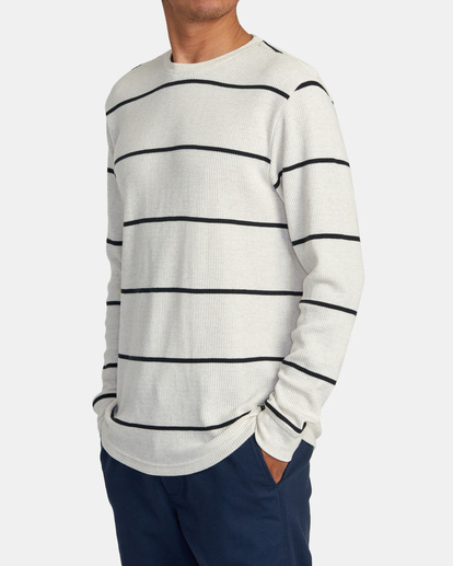 Striped cheap thermal top