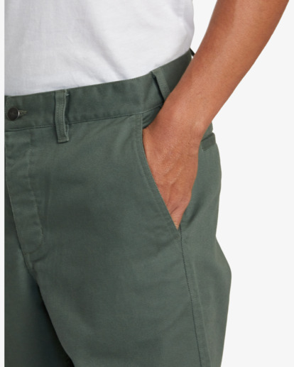 8 New Dawn - Pantalón Chino para Hombre Verde AVYNP00206 RVCA