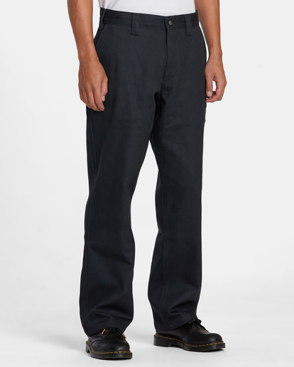 Black best sale work chinos