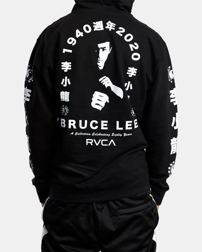 Rvca bruce lee hoodie Clearance