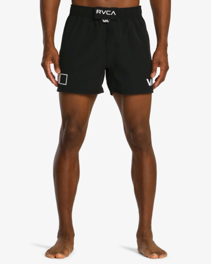 1 FIGHT SCRAPPER ELASTIC WALKSHORTS 15" Black AVYWS00213 RVCA