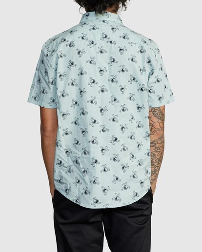 RVCA Mens T/&C Dude Short Sleeve Woven