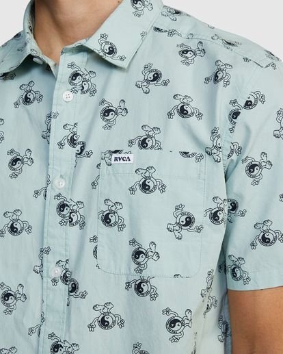 RVCA Mens T/&C Dude Short Sleeve Woven