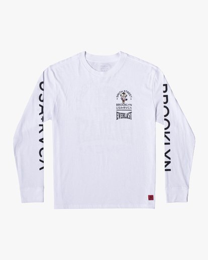 white workout long sleeve
