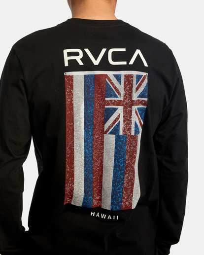 3 Hawaii Defer Flag T-shirt  AVYZT00870 RVCA