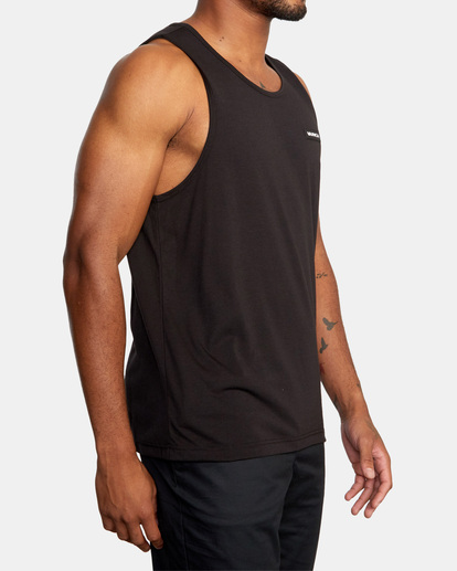 6 Icon - Camiseta sin mangas para Hombre Negro AVYZT01366 RVCA