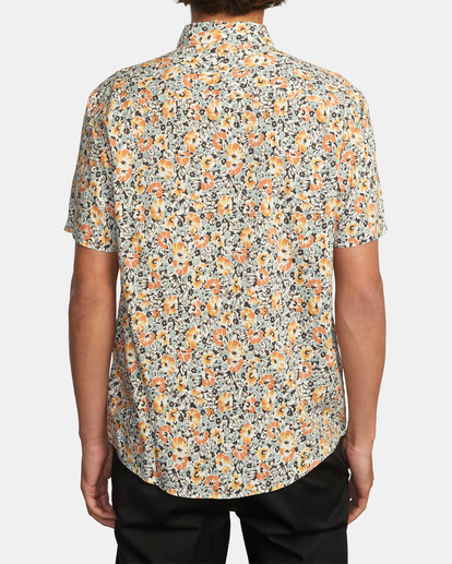 2 Lewis Floral - Camisa de manga corta para Hombre Blanco C1SHRJRVP2 RVCA