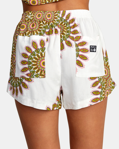 7 Serotonin - Elasticated Shorts for Women White D3WKRBRVS2 RVCA