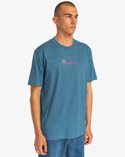 6 Atomic Jam - Relaxed Fit T-Shirt for Men Blue EVYZT00169 RVCA