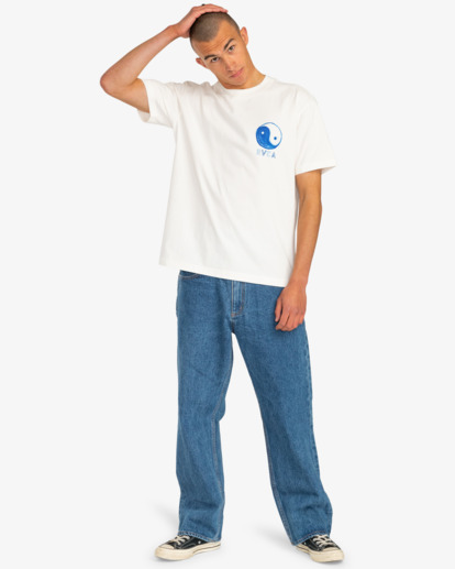 7 Balance Boy - T-Shirt mit Relaxed Fit für Männer Weiss EVYZT00183 RVCA