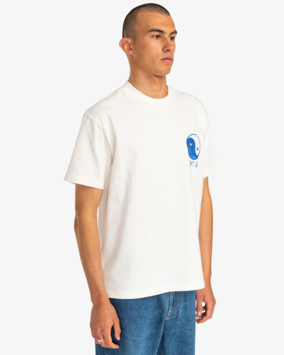 6 Balance Boy - Camiseta de corte relajado para Hombre Blanco EVYZT00183 RVCA