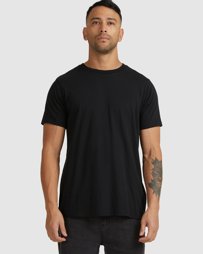 5 RVCA Washed - Maglietta da Uomo Black F1SSSMRVF2 RVCA