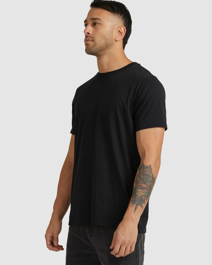 3 RVCA Washed - Camiseta para Hombre  F1SSSMRVF2 RVCA