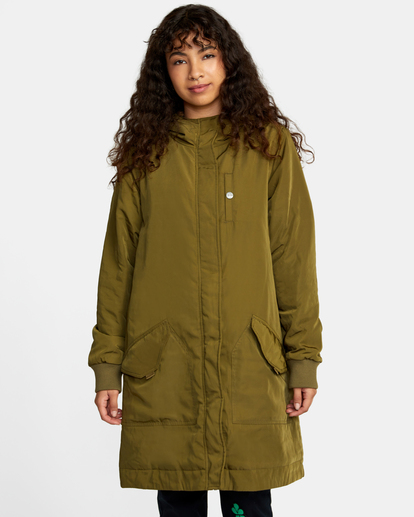 0 Forager - Parka pour Femme Vert F3JKRERVF2 RVCA