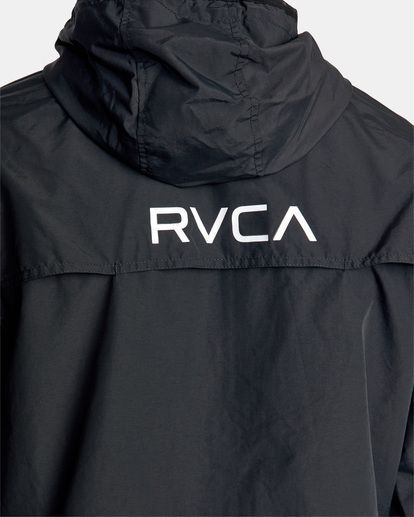 18 Outsider - Chaqueta anorak comprimible para Hombre Negro F4JKMARVF2 RVCA