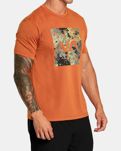 4 VA Box Fill Hunter Camo - Camiseta para Hombre  F4SSMERVF2 RVCA