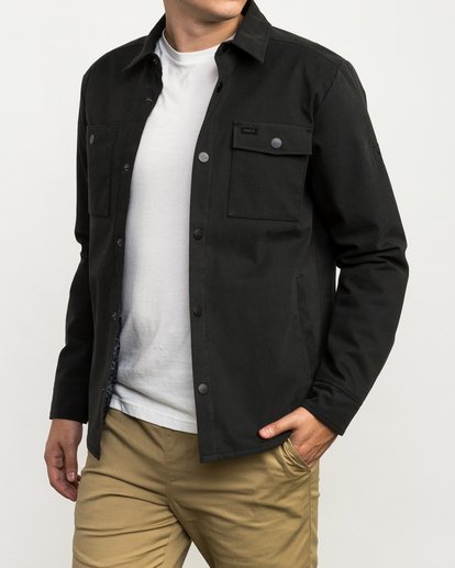 4 UTILITY SHIRT JACKET  L1JKRKRVF8 RVCA