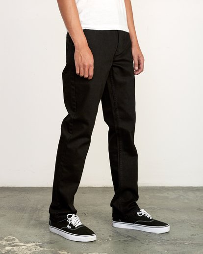 5 Daggers Denim - Pantalones vaqueros con corte ajustado para Hombre Negro L1PNRJRVF8 RVCA