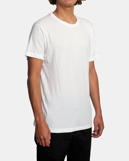 RVCA Mens Solo Label Short Sleeve Crew Neck T-Shirt RVCA Mens Solo Label Short Sleeve Crew Neck T-Shirt