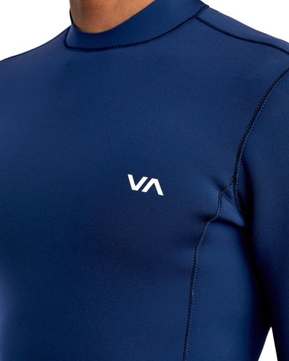 5 Back Zip Neoprene 2 Wetsuit Jacket Blue MR03URBZ RVCA