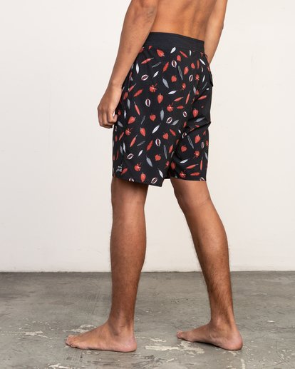 3 Tom Gerrard Leaves Trunk - 19" Boardshorts for Men  N1BSRARVP9 RVCA