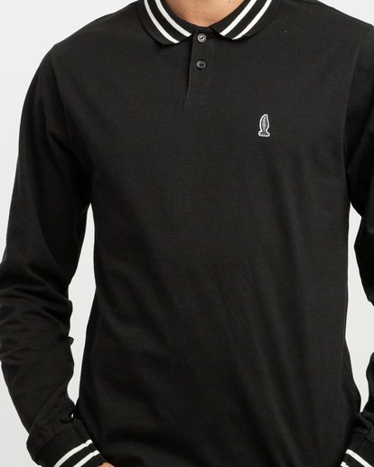 2 Hi Grade ANP - Long Sleeves Polo for Men  N1KTRERVP9 RVCA