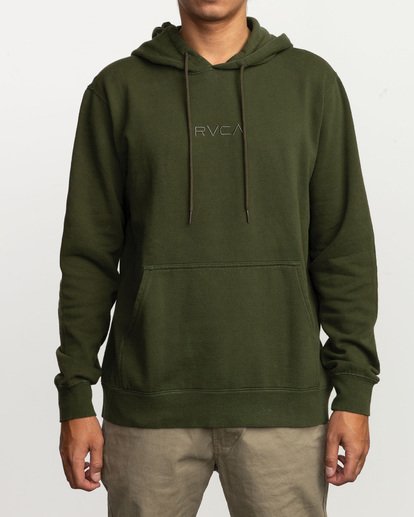 rvca green hoodie