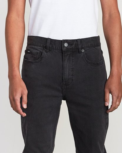 Fashion Men RVCA Mens Hexed Denim Jean 