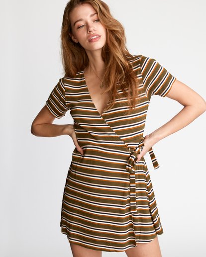 0 Slater  - Wrap Dress  Q3DRRARVF9 RVCA