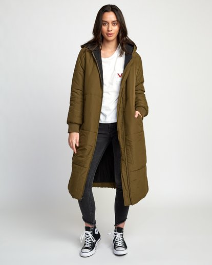 0 Camper - Veste pour Femme Vert Q3JKRBRVF9 RVCA